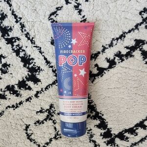Bath & Body Works Firecracker Pop Body Cream - Red and Blue